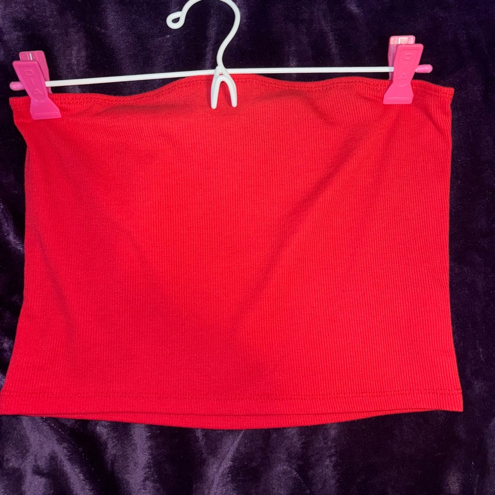 SHEIN Scarlet Strapless Top